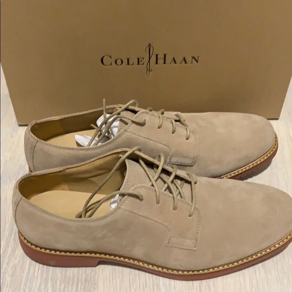 Cole Haan Oxford Milkshake Suede 10M
